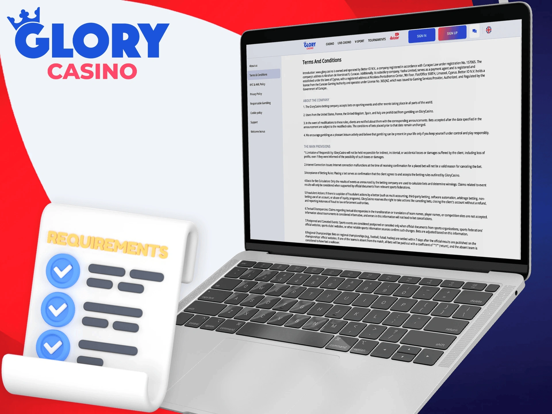 Registration requirements